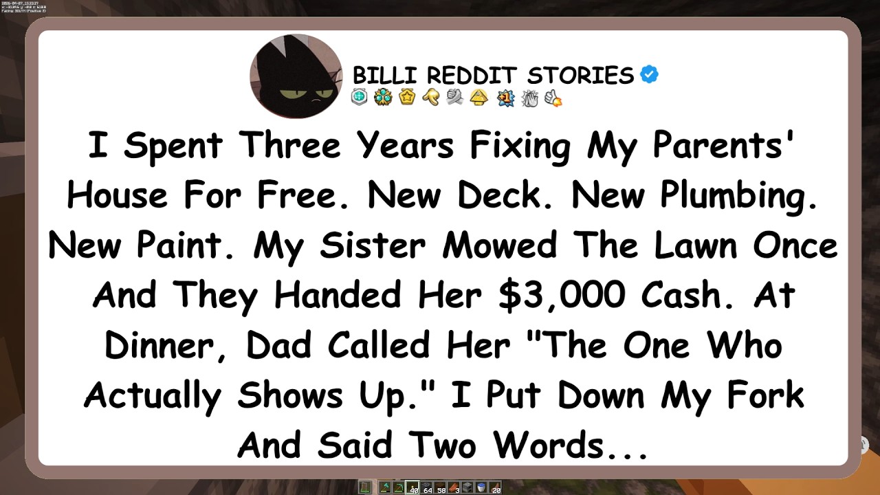 I Spent Three Years Fixing My Parents' House For Free. New Deck. New Plumbing. New Paint. My Sister.