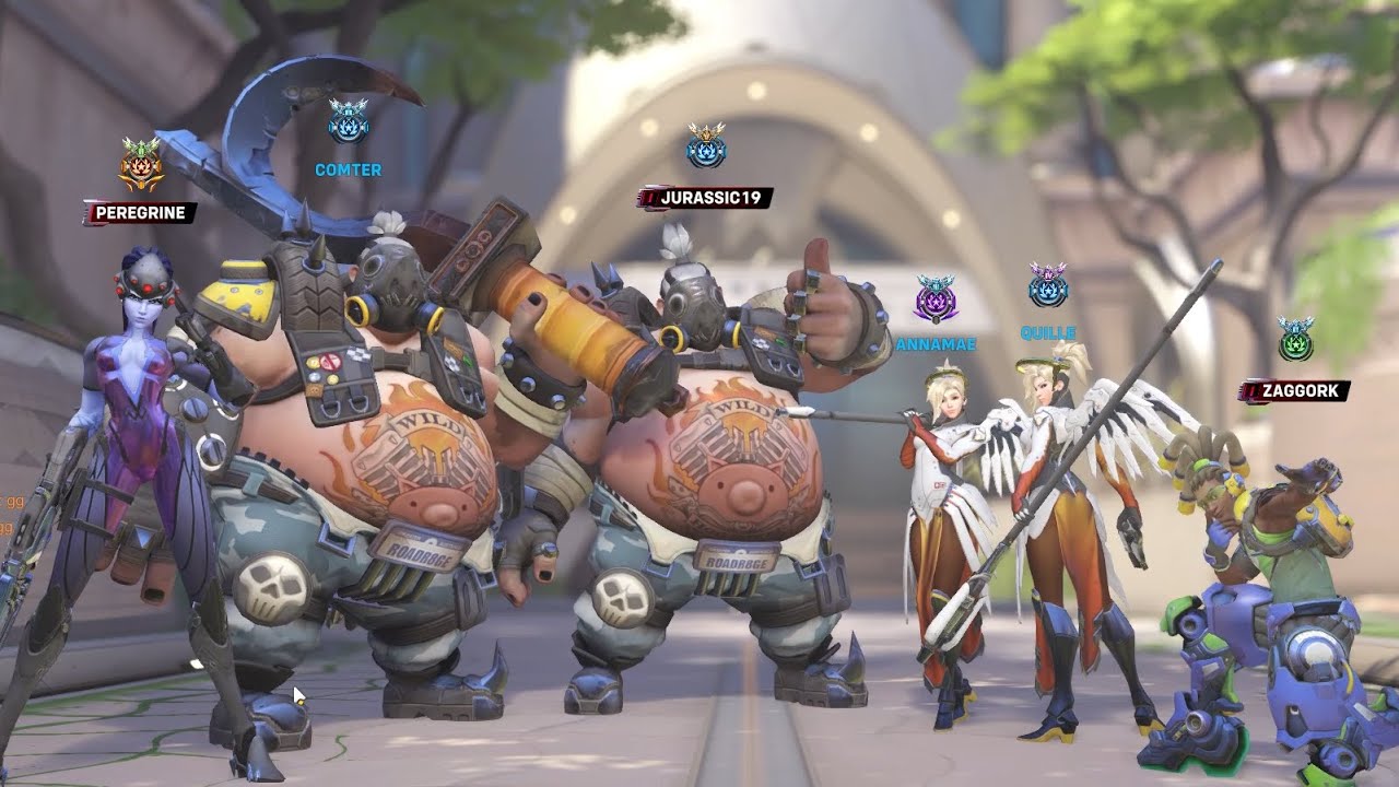 Double Hog/Mercy Abuse [Overwatch Classic]