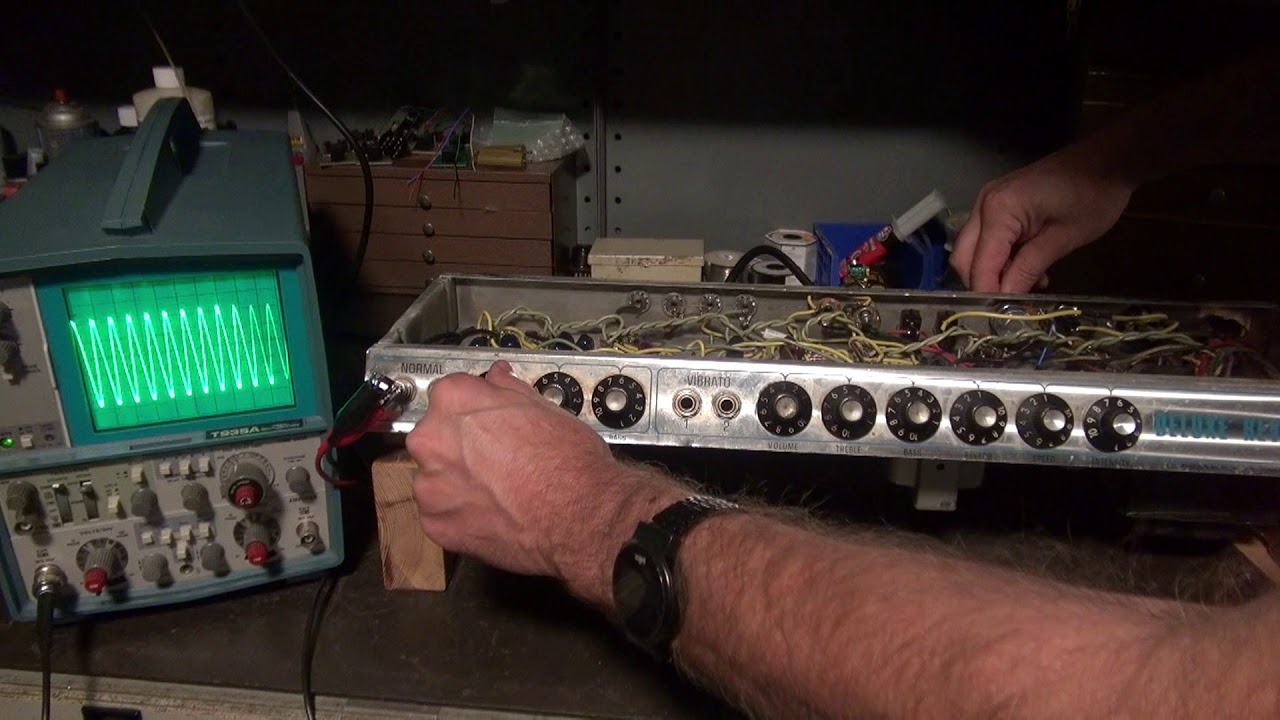 How to Repair Fender Deluxe reverb tube guitar amp smoked filter caps