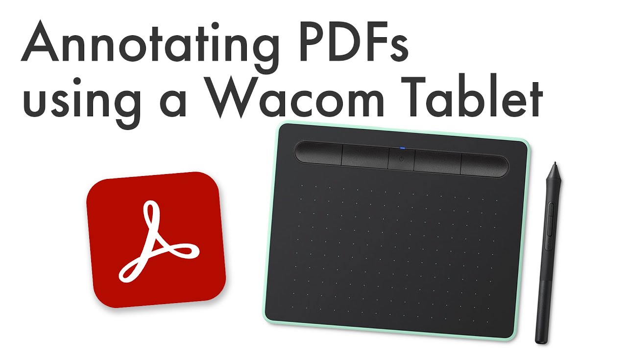 Аннотирование PDF-файлов с помощью планшета Wacom