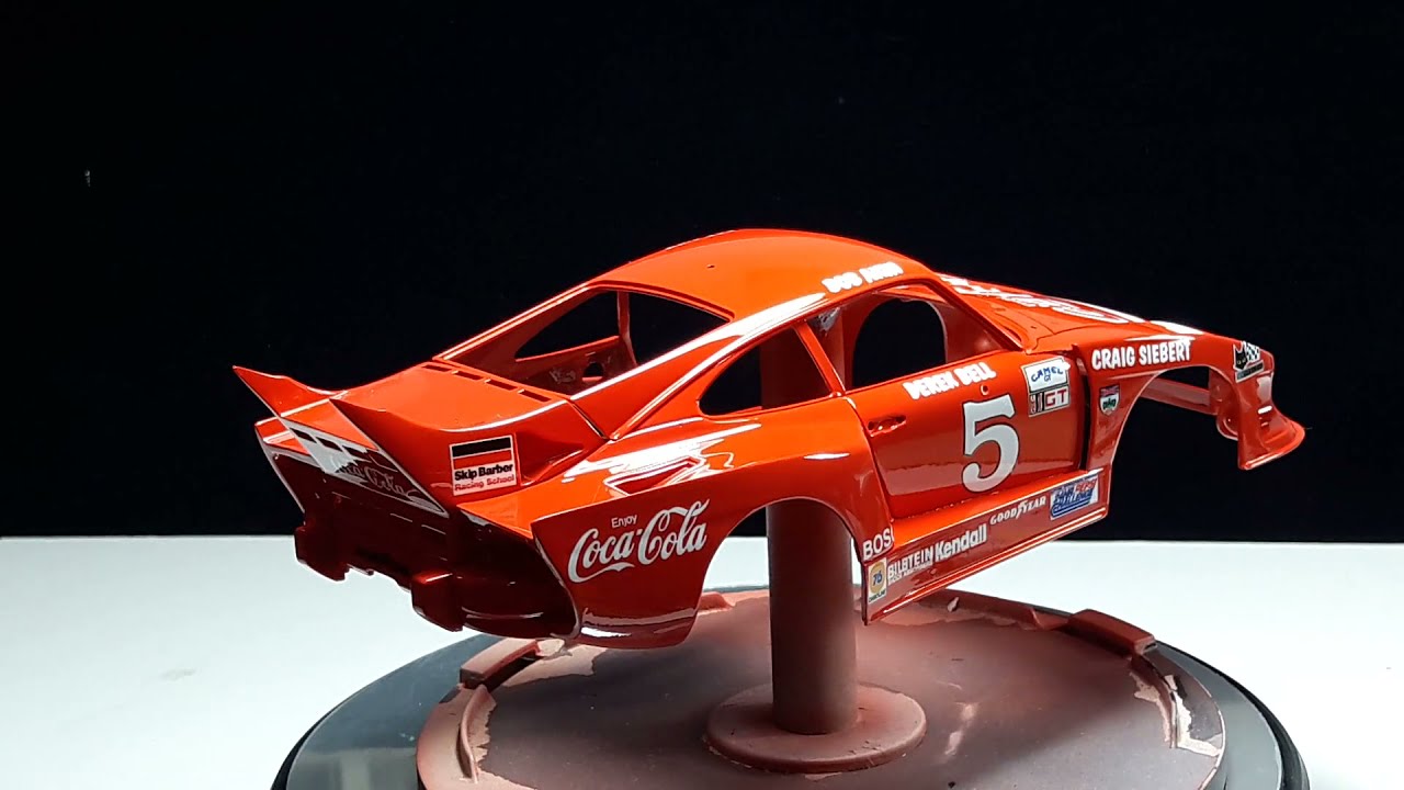 Porsche 935 K3 - Nunu 1/24 - Red color Gravity Spain - Calcas from Decalcas - Clearcoat Number 5