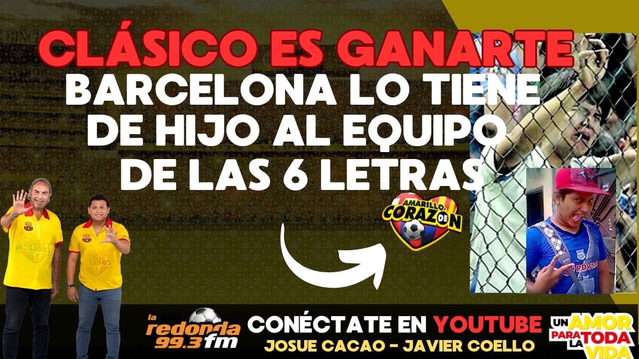 🔴 EN VIVO/CLÁSICO ES GANARTE. BARCELONA LO TIENE DE HIJO AL EQUIPO DE LAS 6 LETRAS  09 DE MARZO 2026