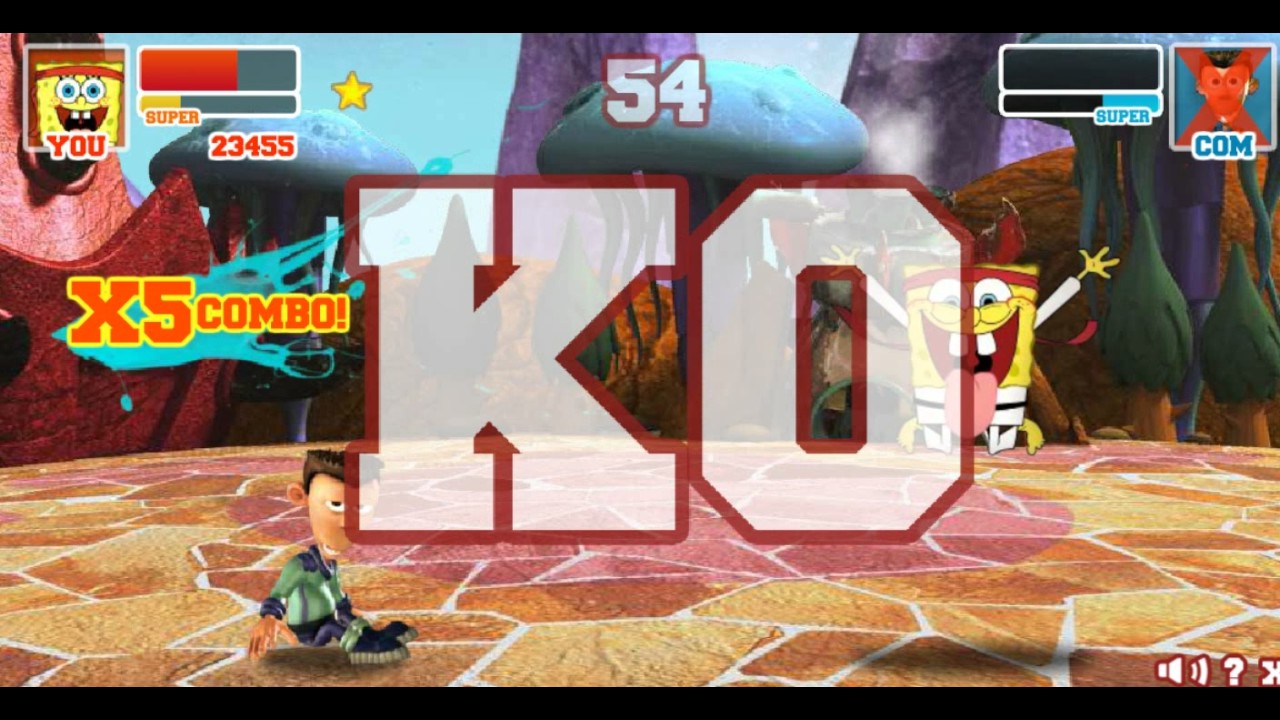 Super Brawl 2 Tournament with Classic SpongeBob