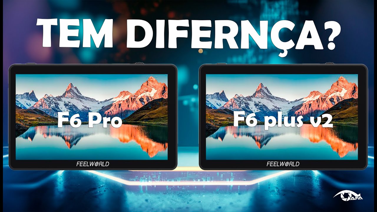 Comparativo Feelworld F6 pro e F6 plus V2 - Surpreende