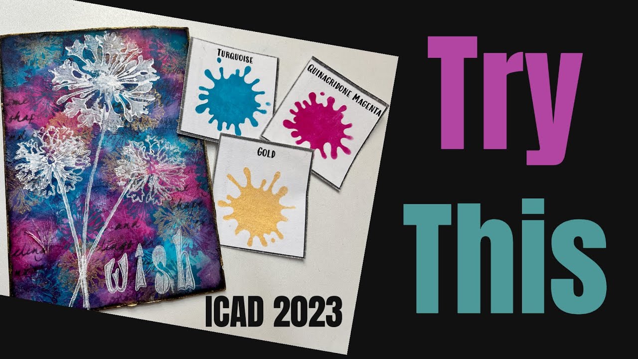 Mixed Media Art Journal Tutorial #icad2023 #colorcombinations