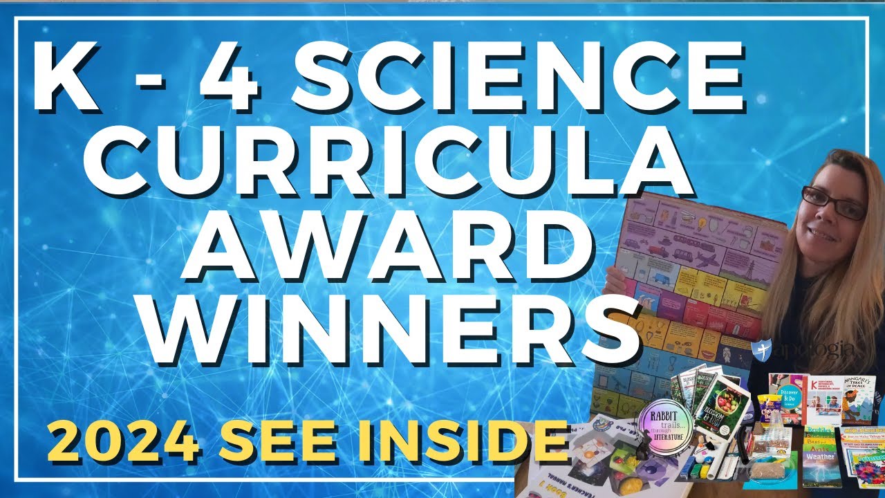 2024 Awards NEW BEST Homeschool SCIENCE Curriculum K-4 Flip Through and Review, Secular Christian