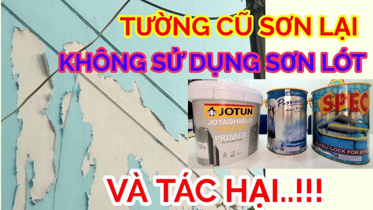 Tường cũ sơn lại bị bong tróc | Kinh nghiệm cần biết khi sơn nhà | Minhnguyenhouse