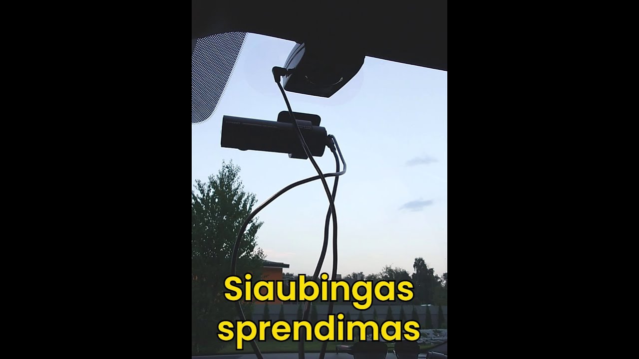 Klaidos ir patarimai montuojant registratorių ir detektorių automobilyje