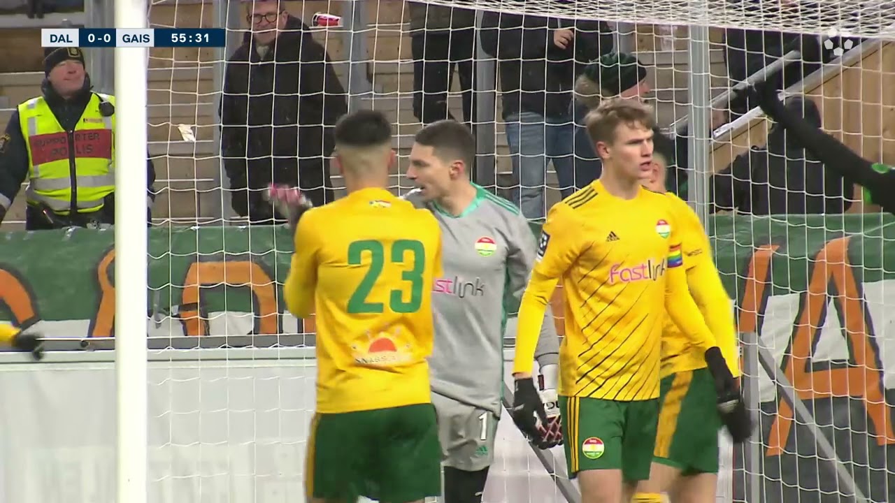 Highlights Första kvalmatchen till Superettan: Dalkurd FF - GAIS 2-1