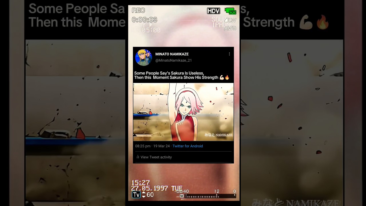Sakura Strength 💪🔥 #anime #shorts #shortsfeed #naruto #baruto  #narutoshippuden #Sakura