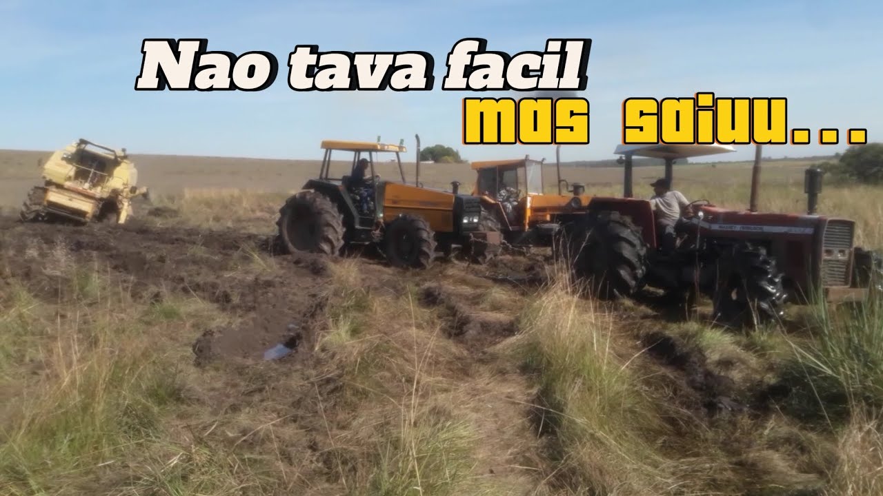 ✅ PRECISOU DE 4 TRATORES pra sair mas arrancou...