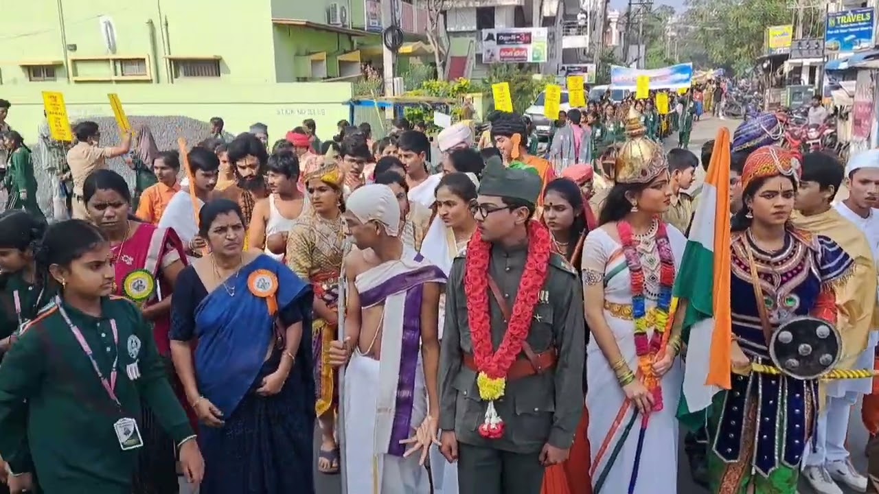 Netaji jayanthi celebrations 23.01.2025 @ sri netaji (MSR) Pilot High School (Nellore)