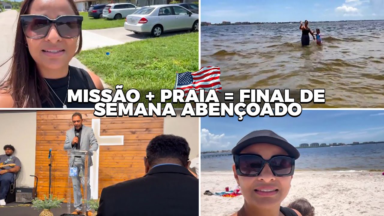 ESPALHANDO A PALAVRA EM FORT MYERS COM MINHA FAMÍLIA! UM VLOG CRISTÃO ✝️👨‍👩‍👧‍👦
