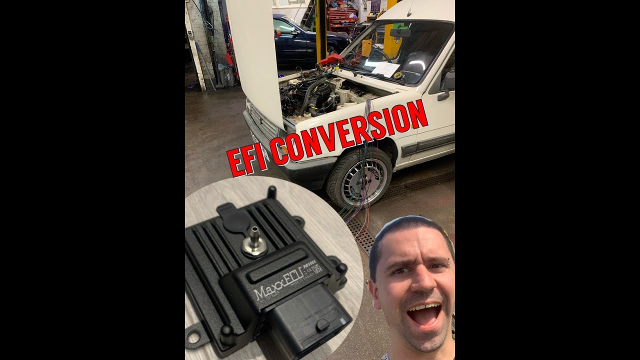Эдд Гаскет, Renault 5 Extra, получил MaxxECU Mini, установленный для преобразования EFI в C1J Turbo.