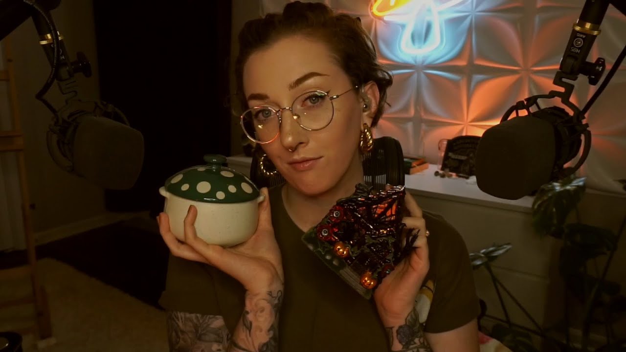 ASMR | 🍂 Whispered Fall Decor Show & Tell (Tapping, Scratching, Crinkles)