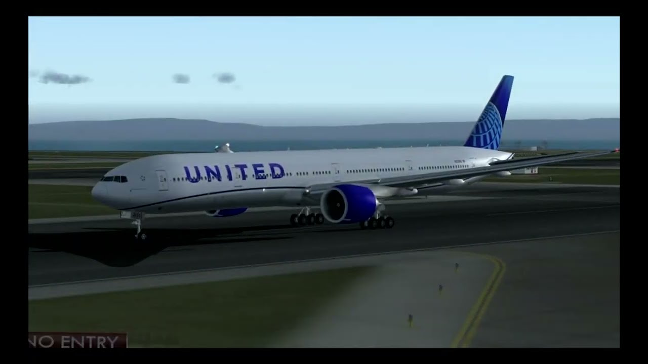 UA435 777-300ER UNITED AIRLINES SAN FRANCISCO - NEWARK