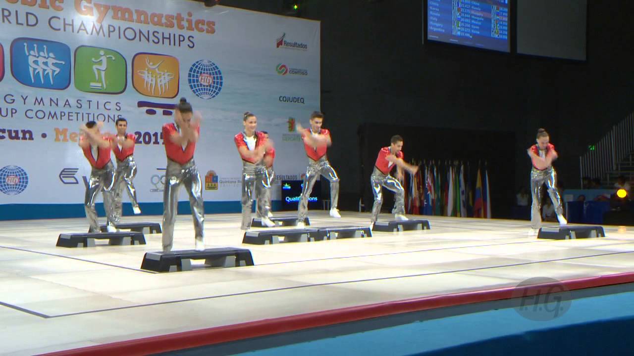 FRANCE Step  -- 2014 Aerobic Worlds, Cancun (MEX), Qualifications -- We are Gymnastics !