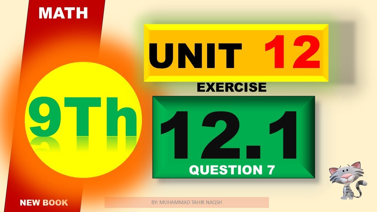 Class 9 Math | Exercise 12.1 Question 7 | Chapter 12 | New Book | PECTA | All Punjab Boards