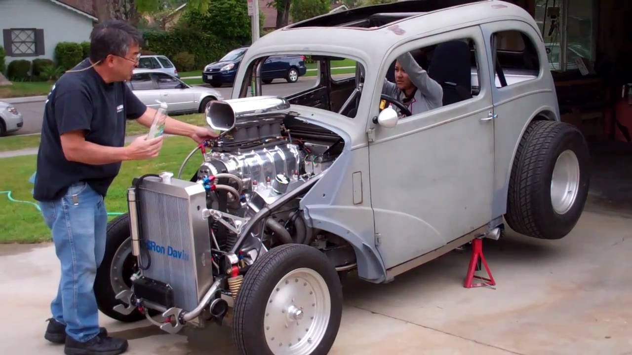 Blown Gas Anglia  1st start  . 3/12/11