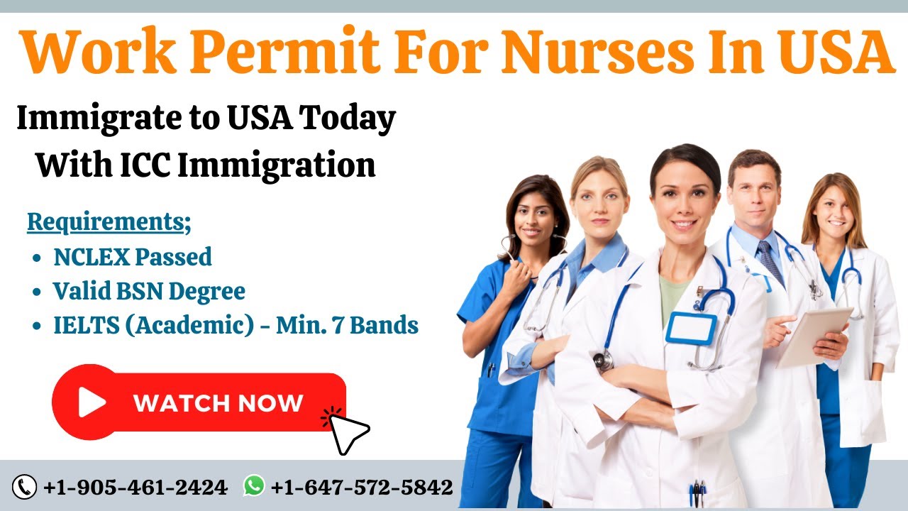 Opportunities with ICC | Work Permit For Nurses In USA 2022 | Immigrate with ICC Immigration