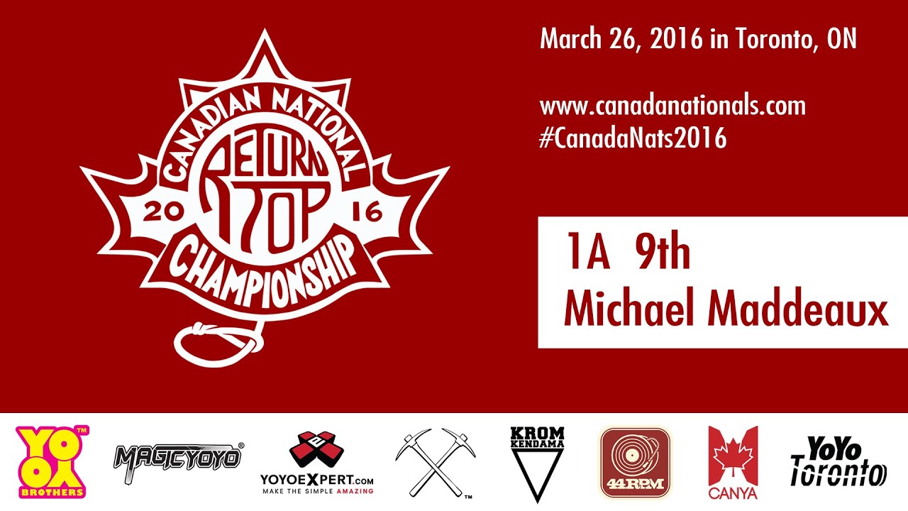 Canadian Nationals 2016: 1A 9th Michael Maddeaux