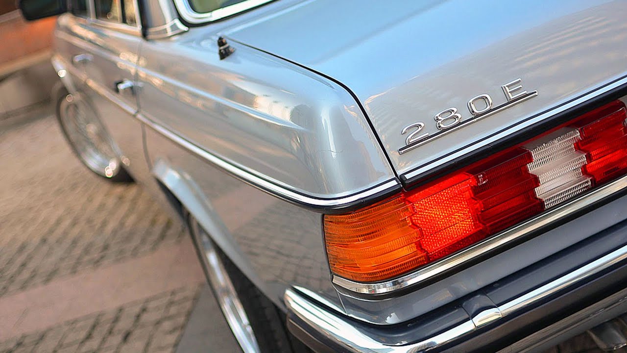 w123 Mercedes-Benz 280 E the most powerful and richly equipped model, 1980