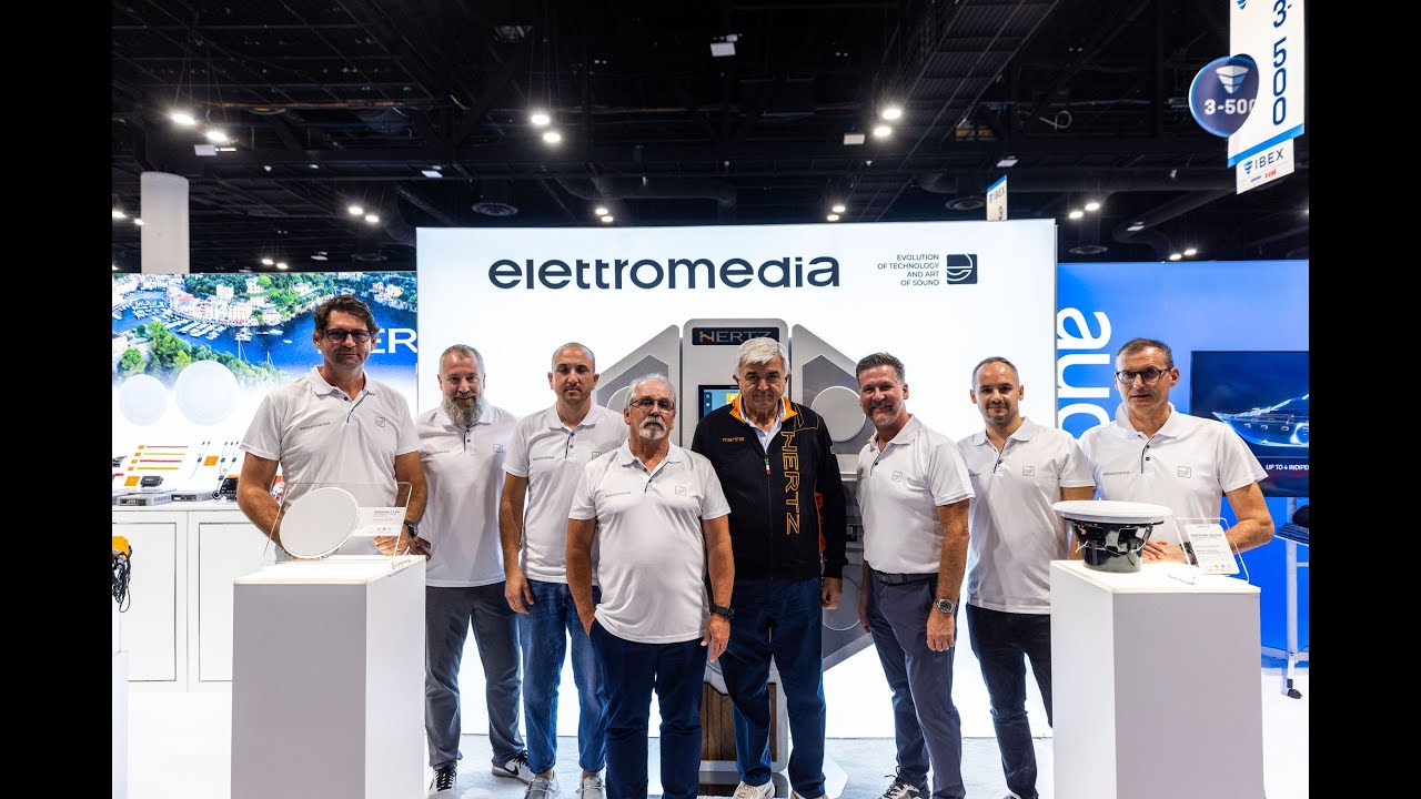Elettromedia на выставке IBEX 2025 | Инновации в области морского аудио от Hertz и Audison