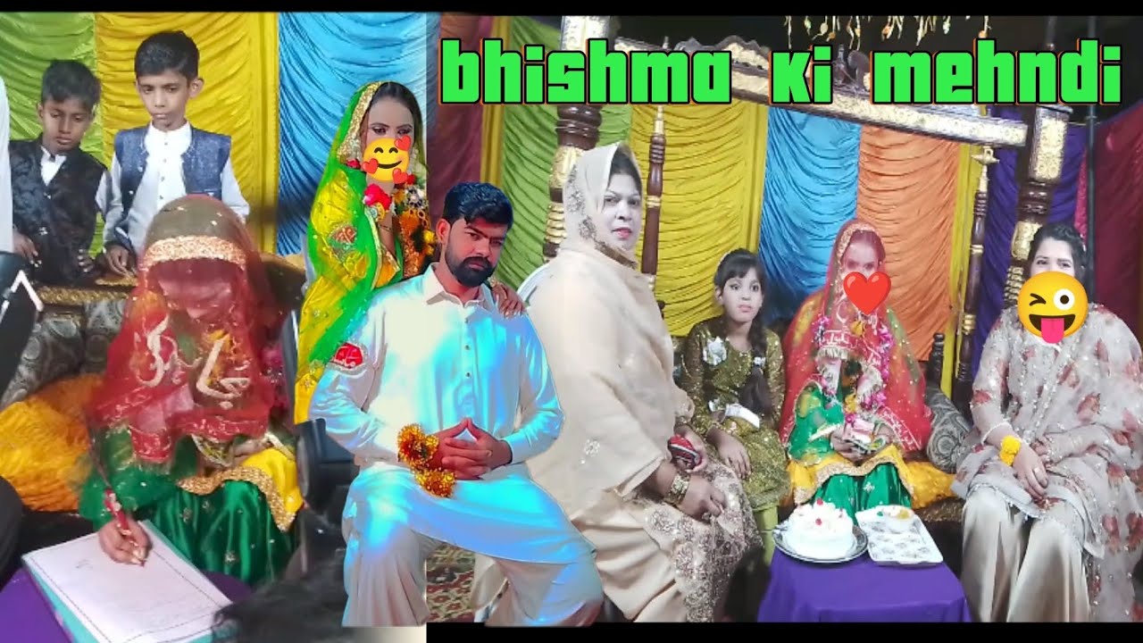 Aaj  hai bhishma ki mehndi