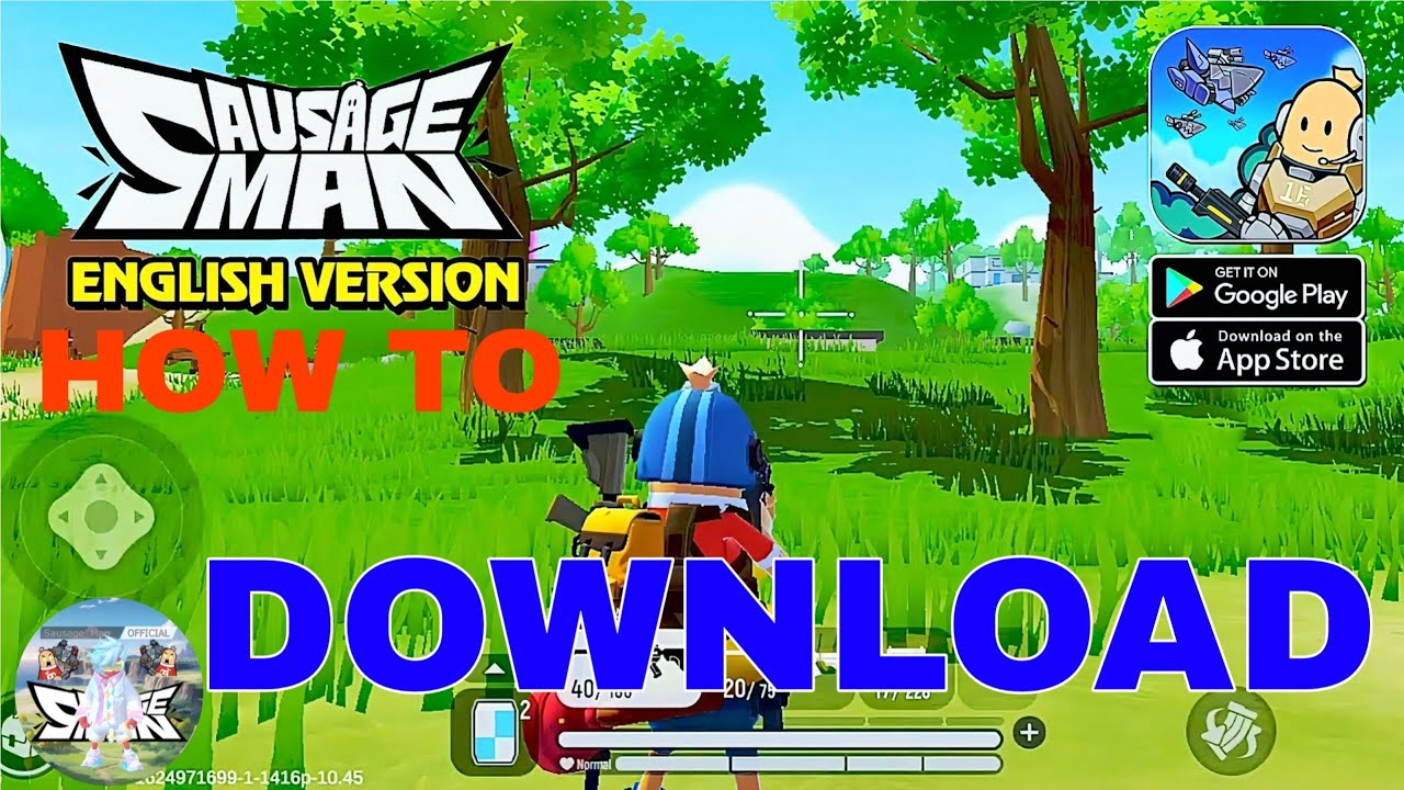 How to download sausage man game in English version in 2026 #sausageman  