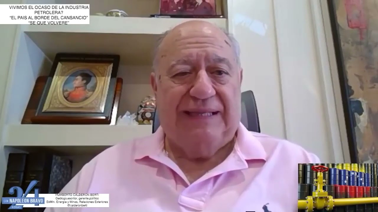 Humberto Calderón Berti sobre nuestro ocaso petrolero