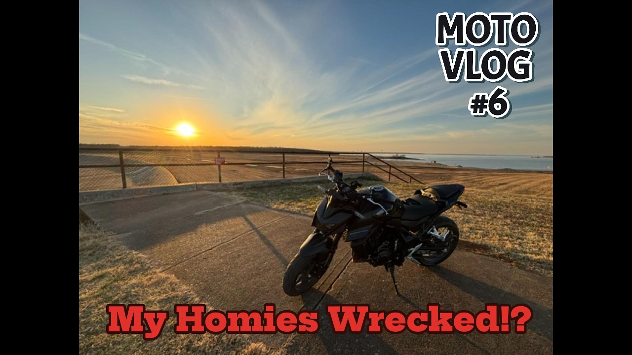 MOTO VLOG # 6....... My Homies Wrecked!?
