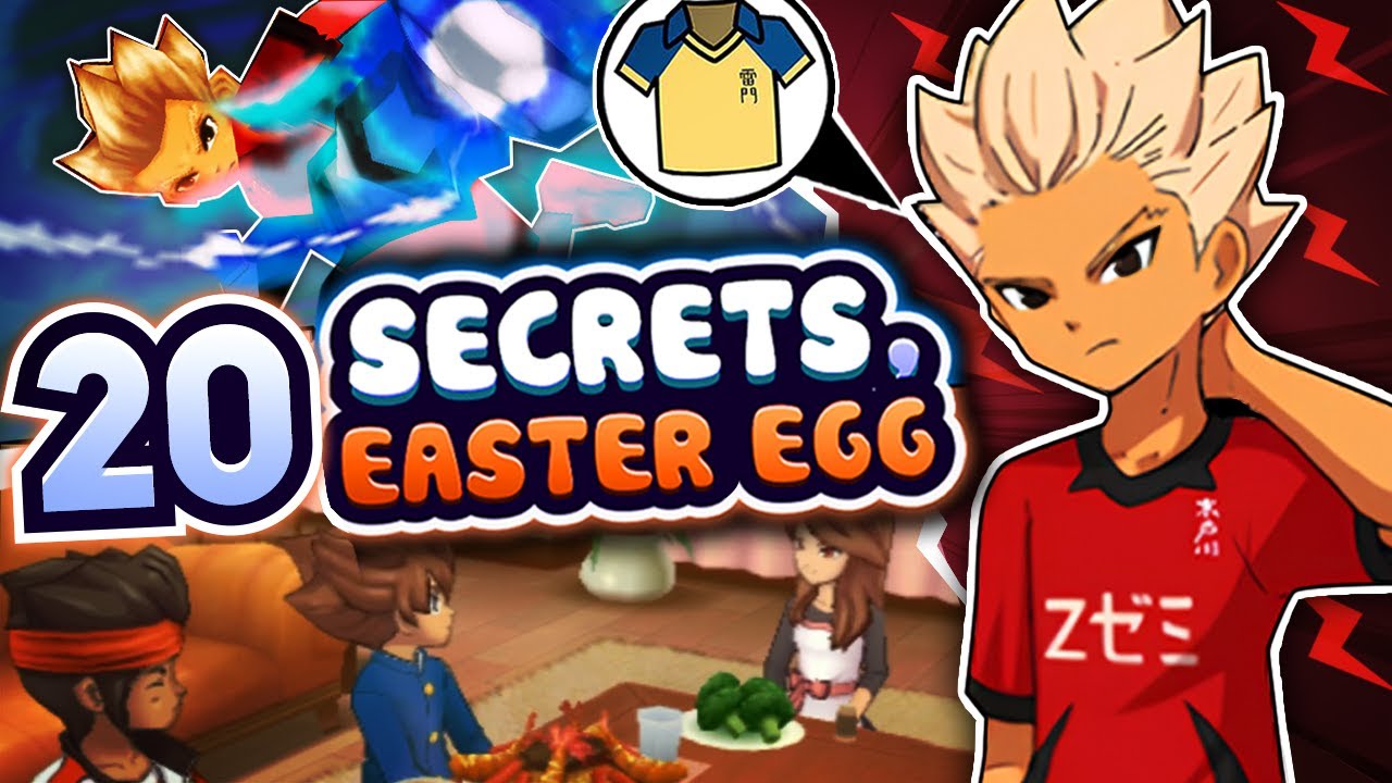 20 SECRETS ET EASTER EGGS DES JEUX INAZUMA ELEVEN ! ⚡