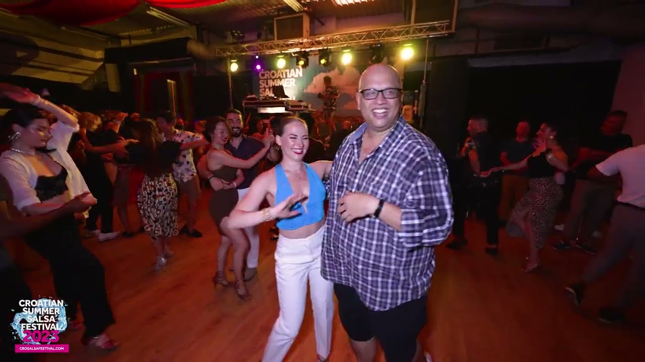 SuperMario & Edyta Czagowiec ~ salsa social dancing @ CSSF, Rovinj