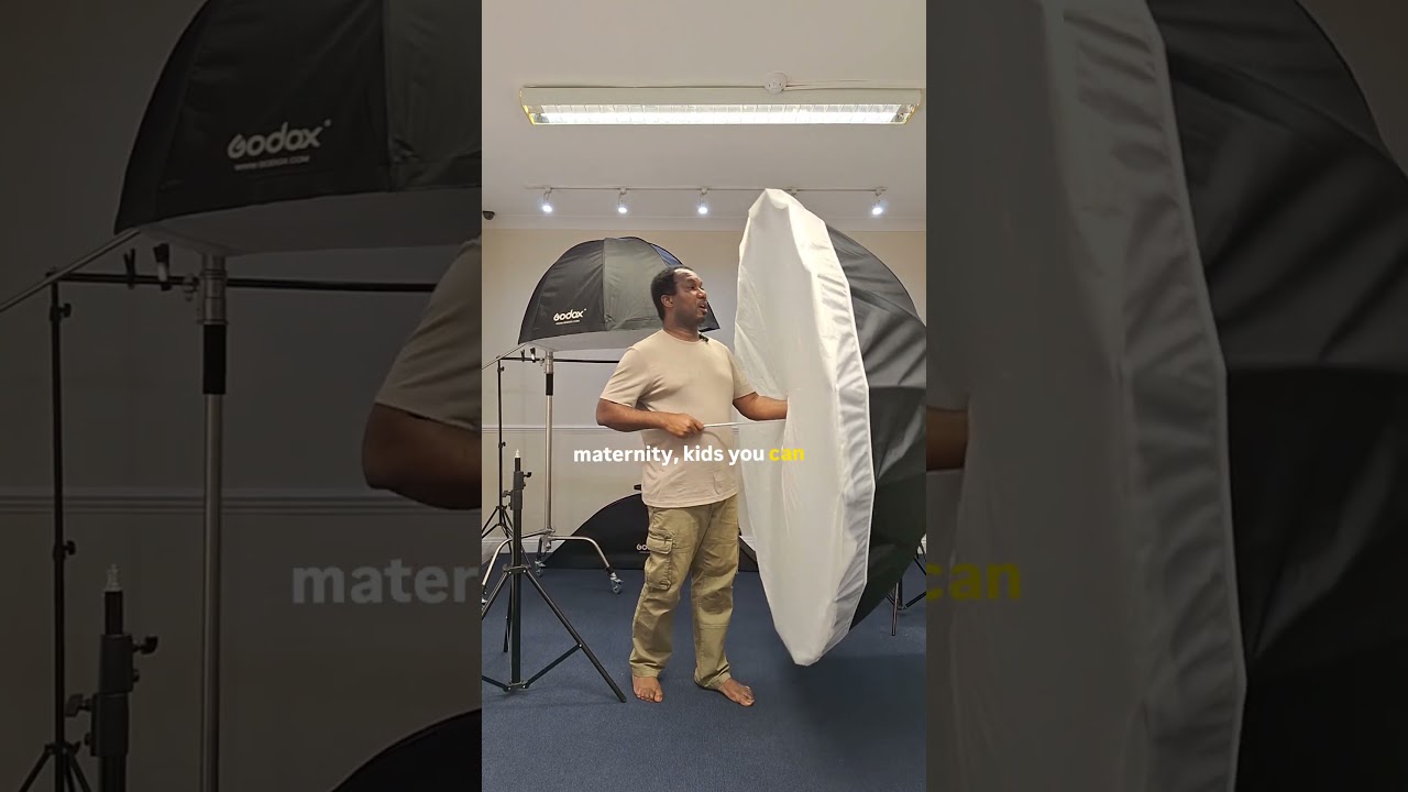 7 foot parabolic umbrella perfect for Portrait shoots and more#shorts#photography