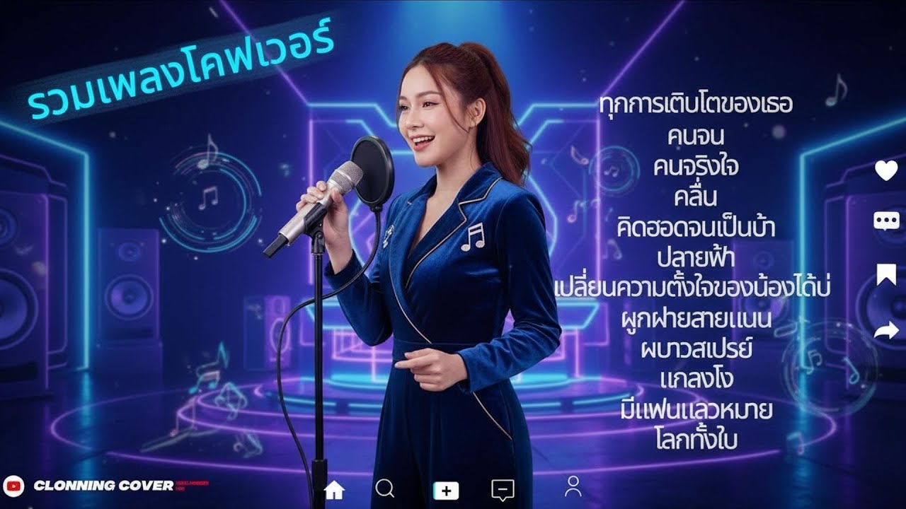 💖 Cover เพลงฮิตติดกระแส ฟังสบายต่อเนื่อง สุดชิล ฟังได้ทั้งวันไม่เบื่อ | Clonning Cover