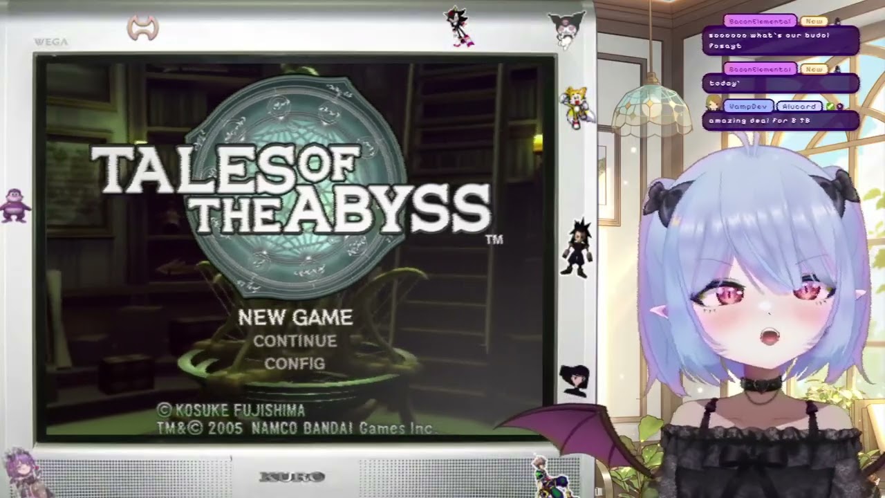 ⋆˙⟡[1] tales of the abyss  first time! ⋆˙ 🧛&zwj;♀️⚡🎀