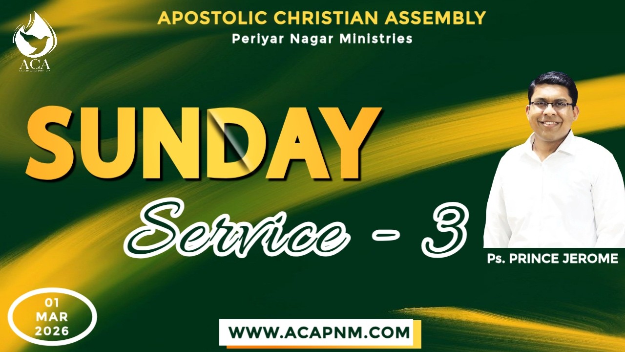 🔴 LIVE - SUNDAY 3rd SERVICE | 01 March 2026