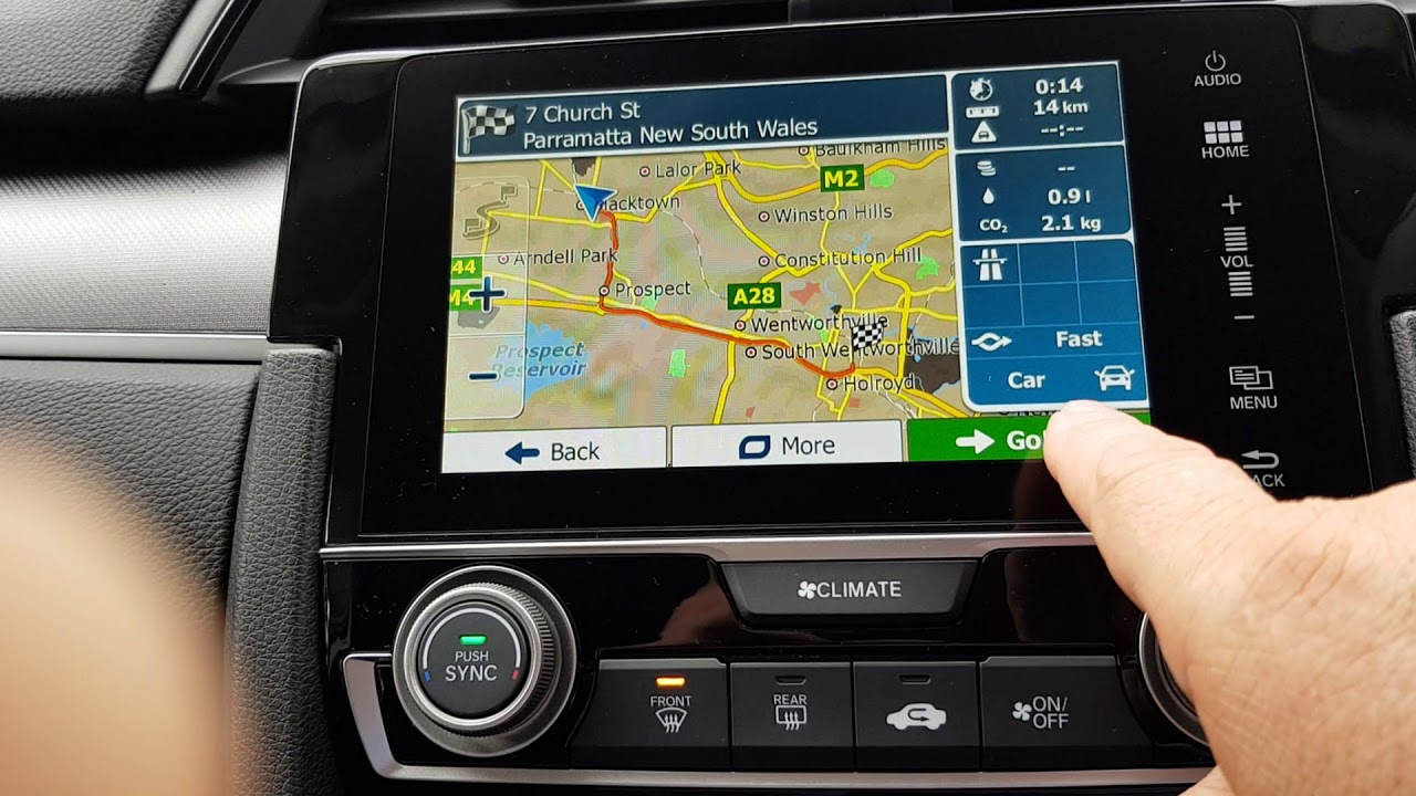 2018 honda civic vti-l indash gps navigation system 😎