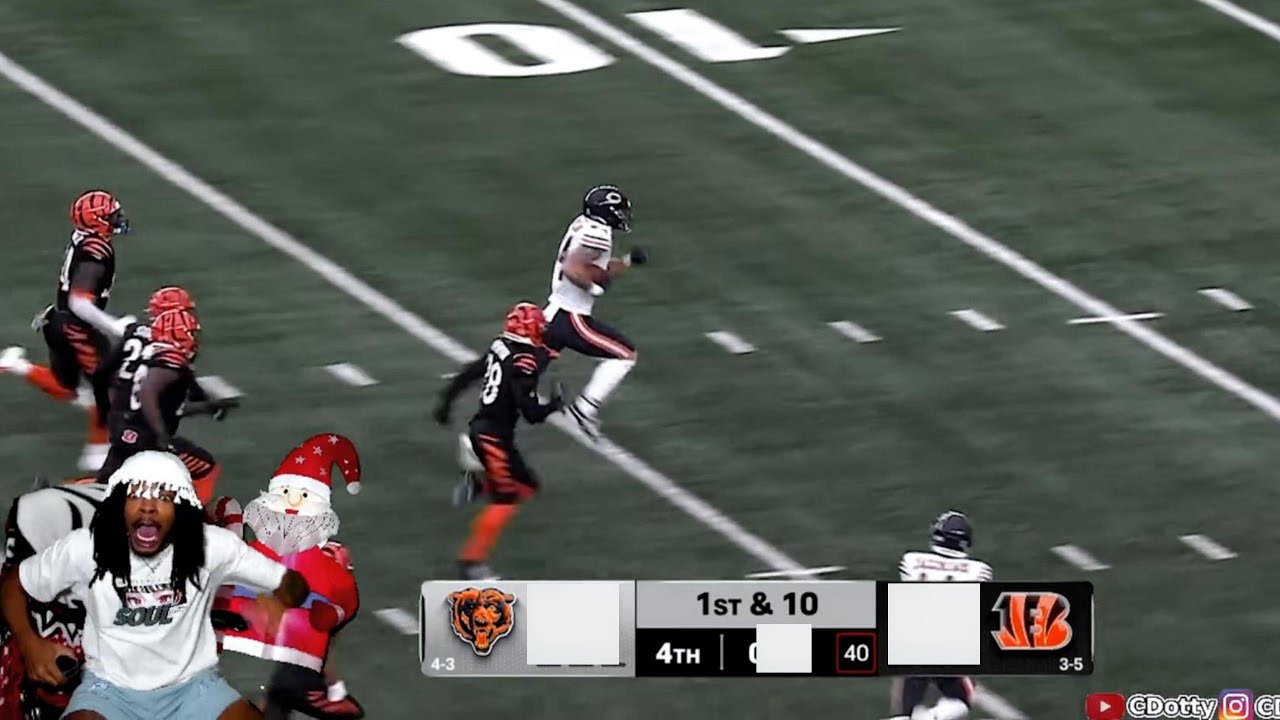 JAW DROPPING GAME!!! Bears vs Bengals NFL Week 9 Highlights (reaction)