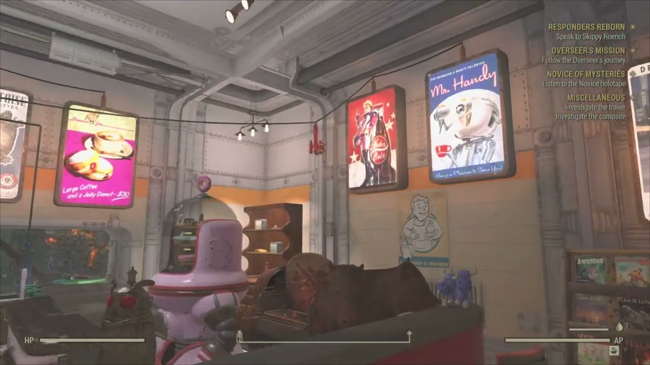 BOS R&D Camp tour Fallout 76