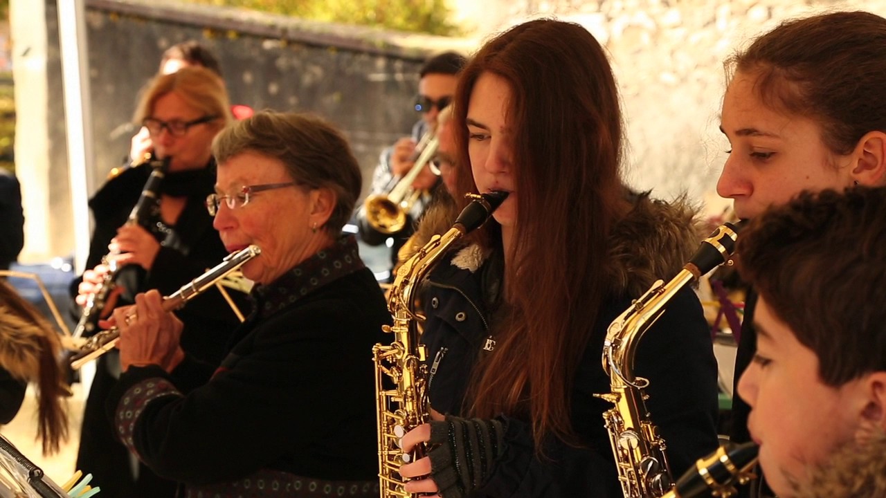 L'Harmonie de Frangy pour Cérémonie du 11 Novembre
