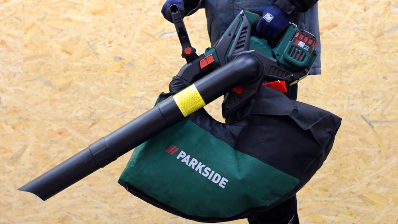Lidl PARKSIDE ® Cordless Leaf Blower/Vacuum PLSA 40-Li B1 / Akku-Laubsauger/-Bläser 40 Volt