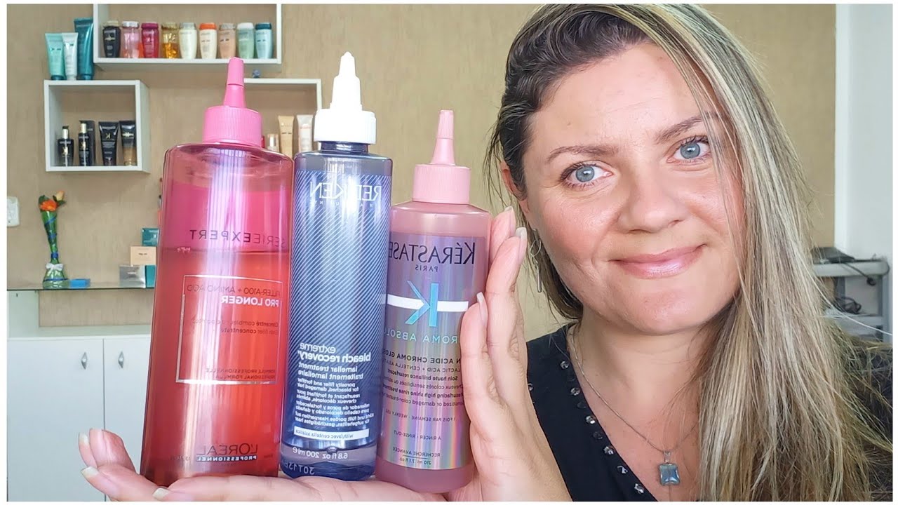 Comparação☆Pro longer L'oreal ☆Bleach lamellar Redken☆Chroma Gloss Kérastase☆ #loirosaudavel #loreal