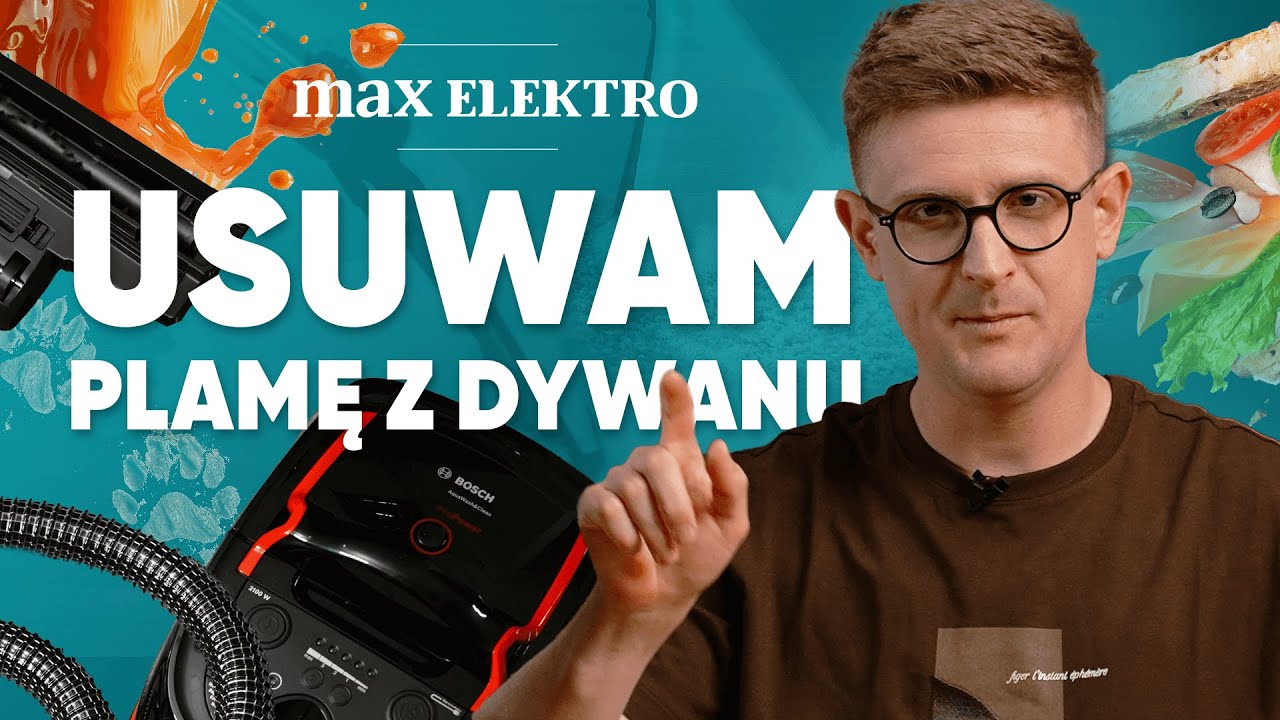JAK USUNĄĆ PLAMĘ  z dywanu?! 🧼🤔 Testujemy odkurzacz piorący Bosch Serie 4 BWD421POW ❗