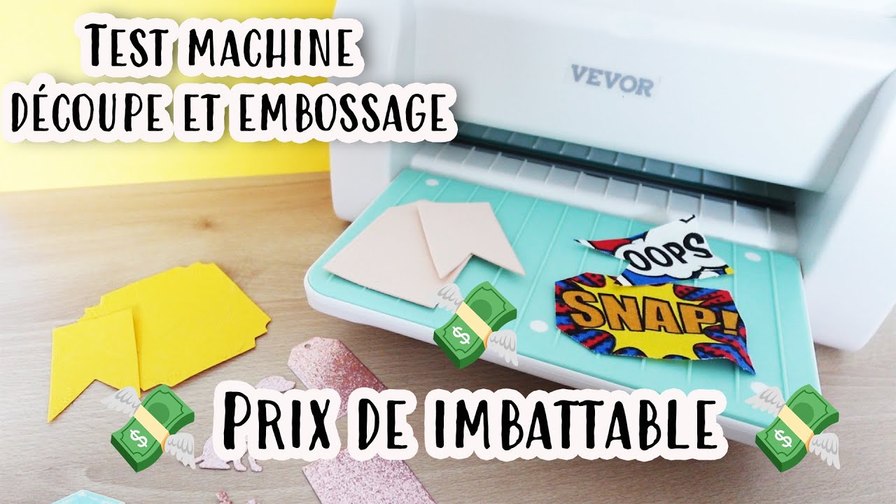 TEST Machine de D&eacute;coupe VEVOR &agrave; Prix IMBATTABLE 💸 ! machine de d&eacute;coupe & embossage manuelle