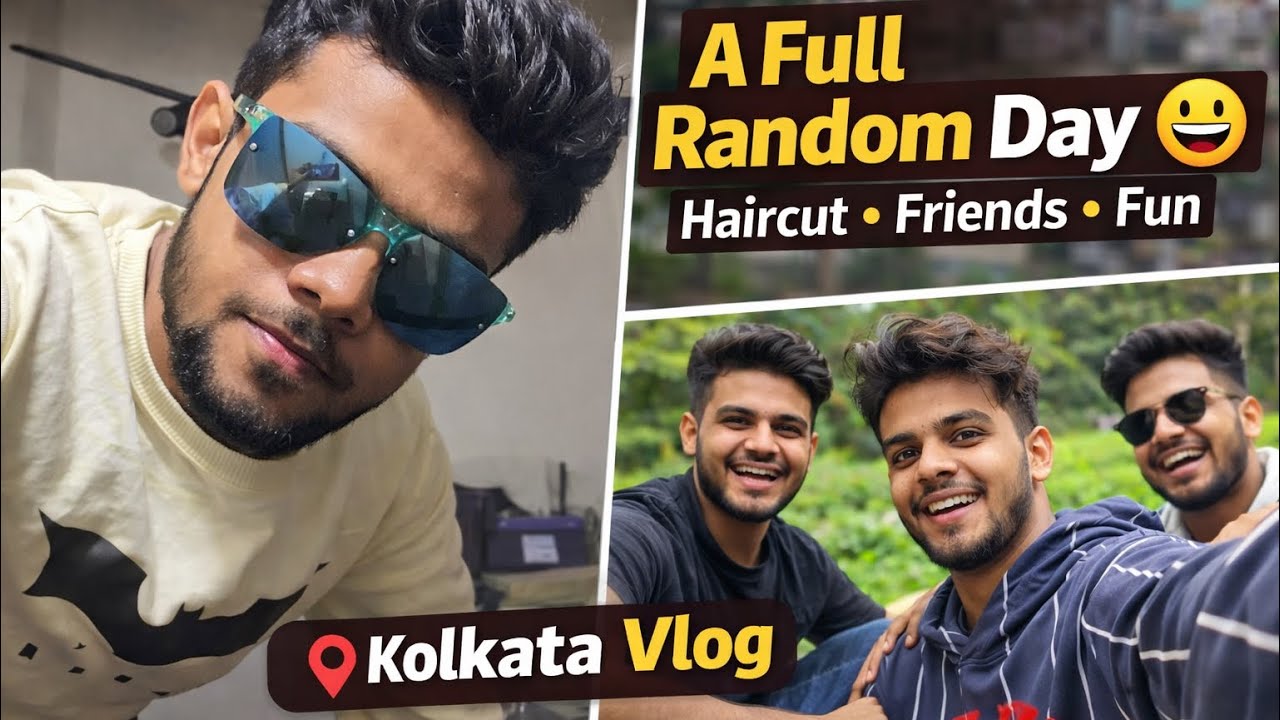 A Full Random Day in Kolkata 😄 | Haircut, Friends, Masti & Real Vlog | Faith & Flex