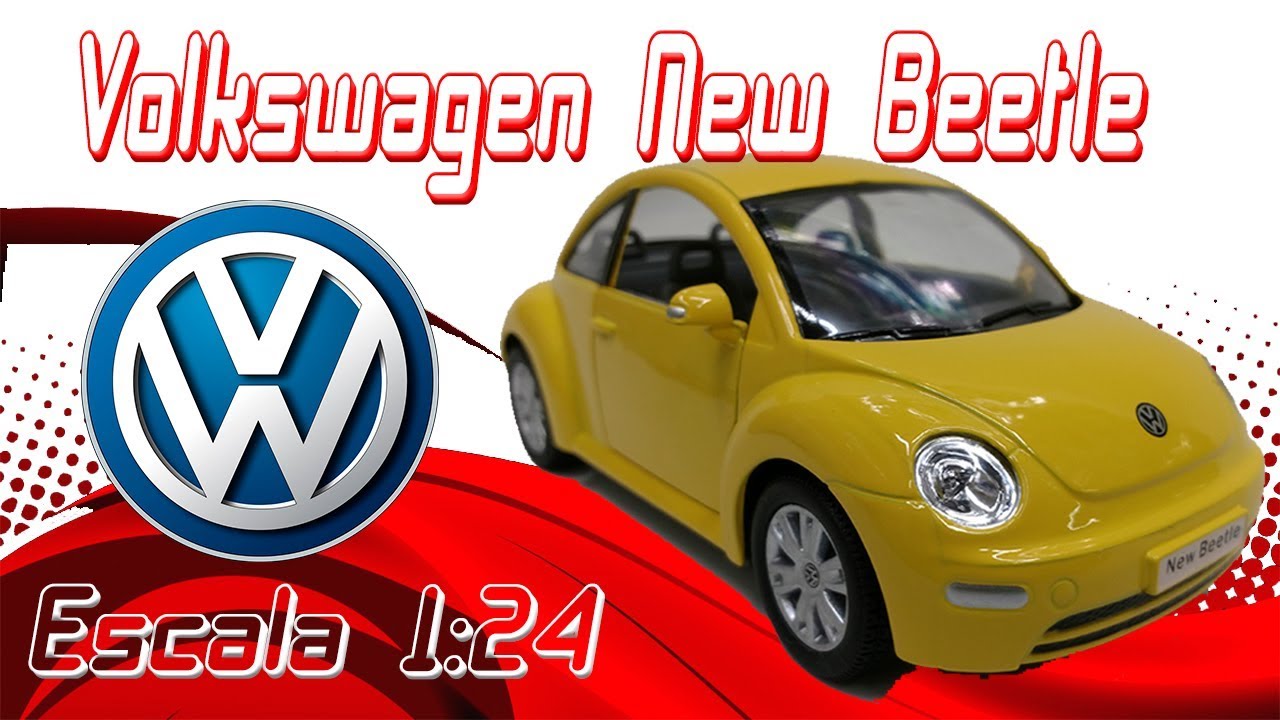 Revisión 1:24 / Volkswagen New Beetle de Kinsmart