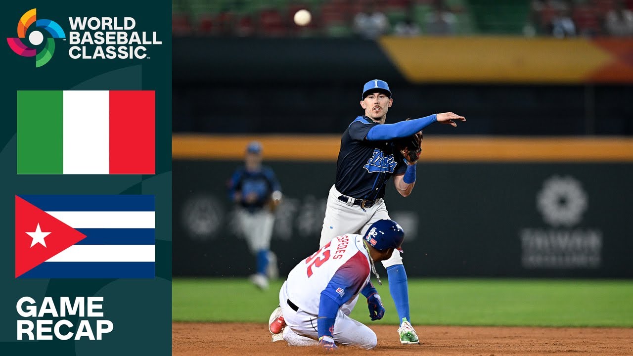 Лучшие моменты матча Италия — Куба | World Baseball Classic 2023