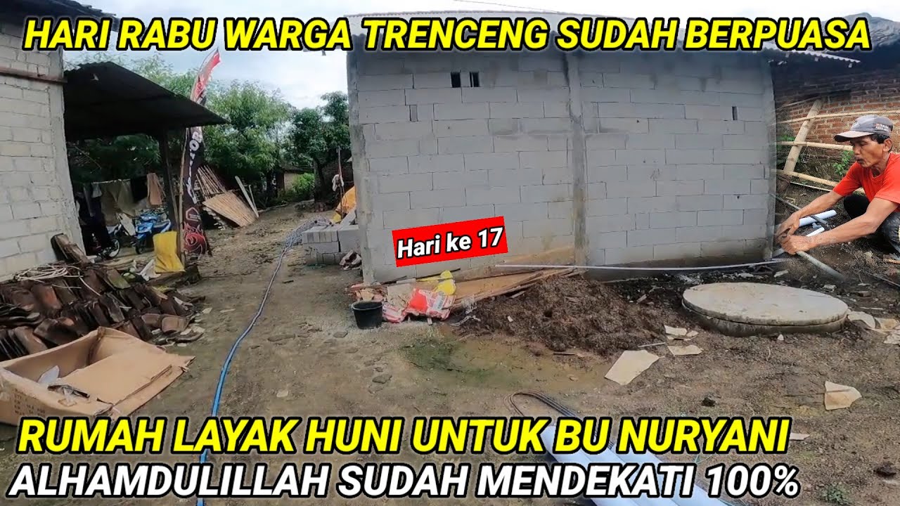 TINGGAL MENGHITUNG HARI PROGES RUMAH LAYAK HUNI AKAN SELESAI