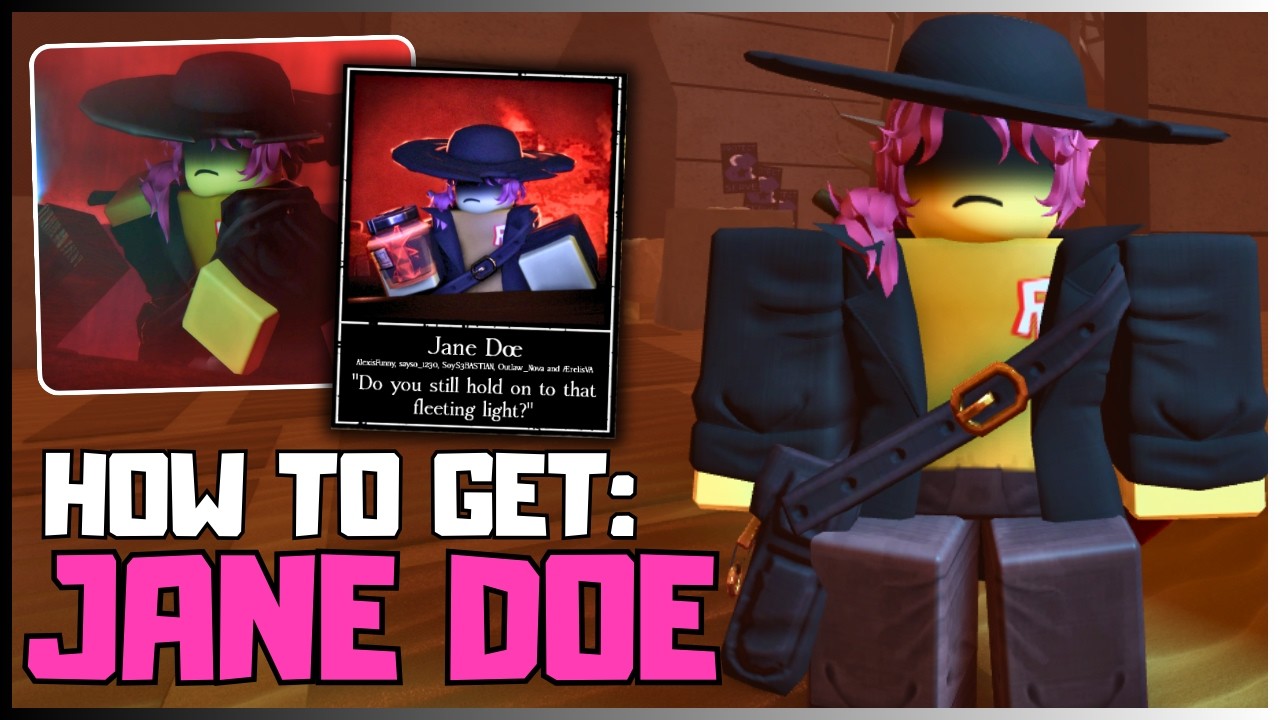 HOW TO UNLOCK JANE DOE IN FORSAKEN! | Easy/Fast Tutorial (Forsake Update)